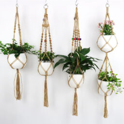 Beaded Hanging Basket Plant Net