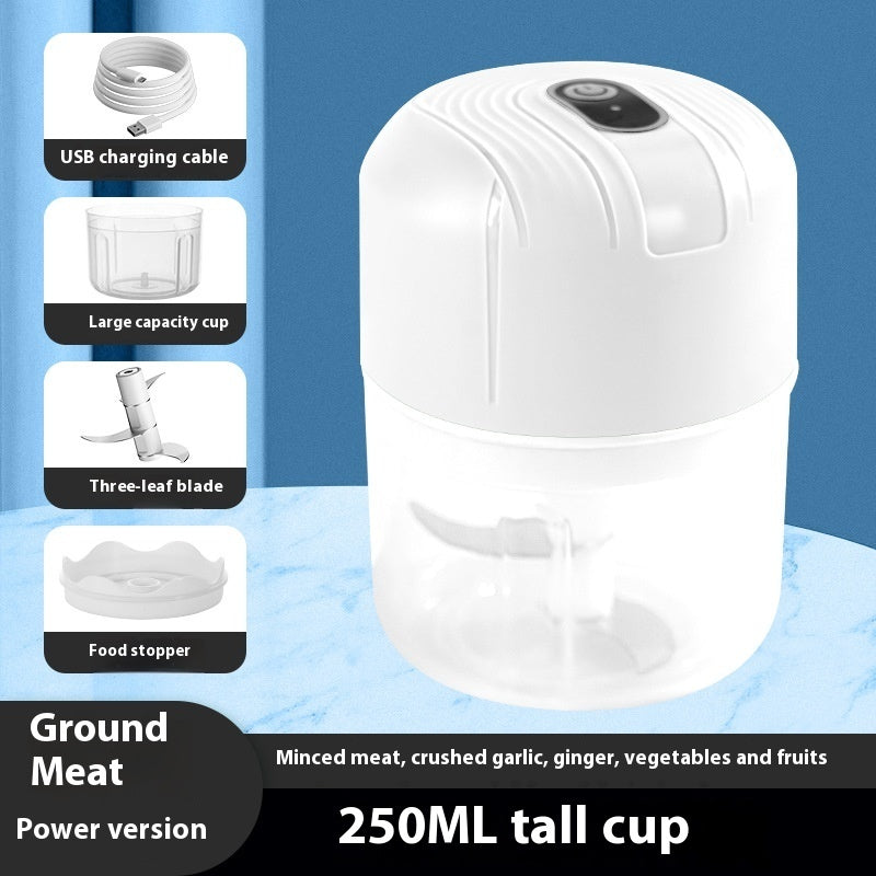 Mini Electric Garlic Grinder – USB Rechargeable Chopper - 图片 2