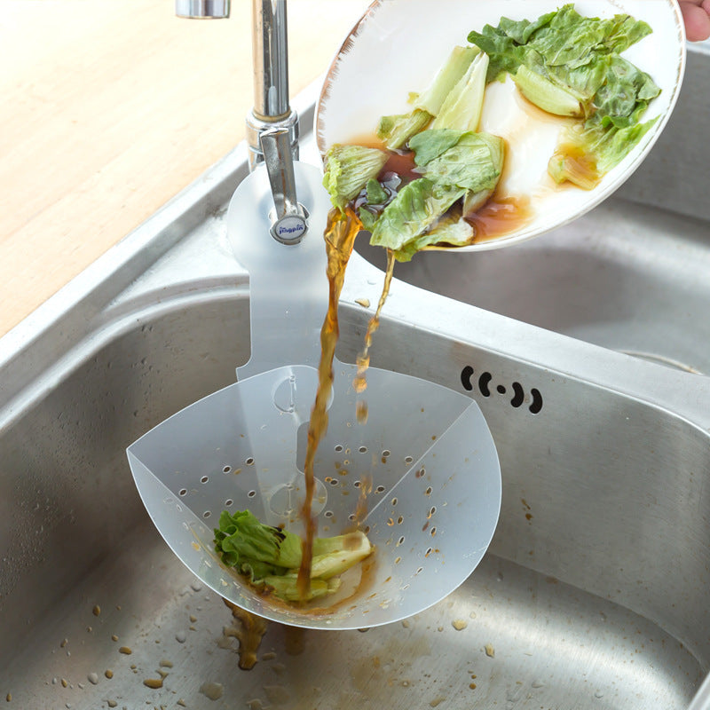Self-Standing Sink Strainer – Drain Leftovers & Soup Easily - 图片 6