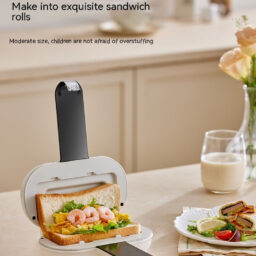 Compact Sandwich & Bread Toaster for Quick Breakfast