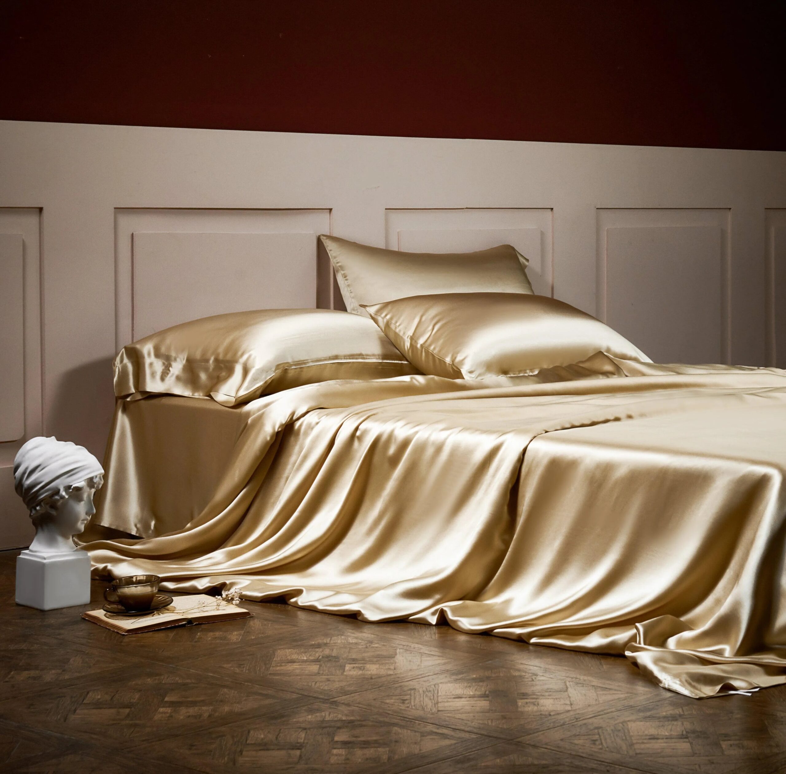 25 Momme Mulberry Silk 4-Piece Duvet Cover Set - 图片 3