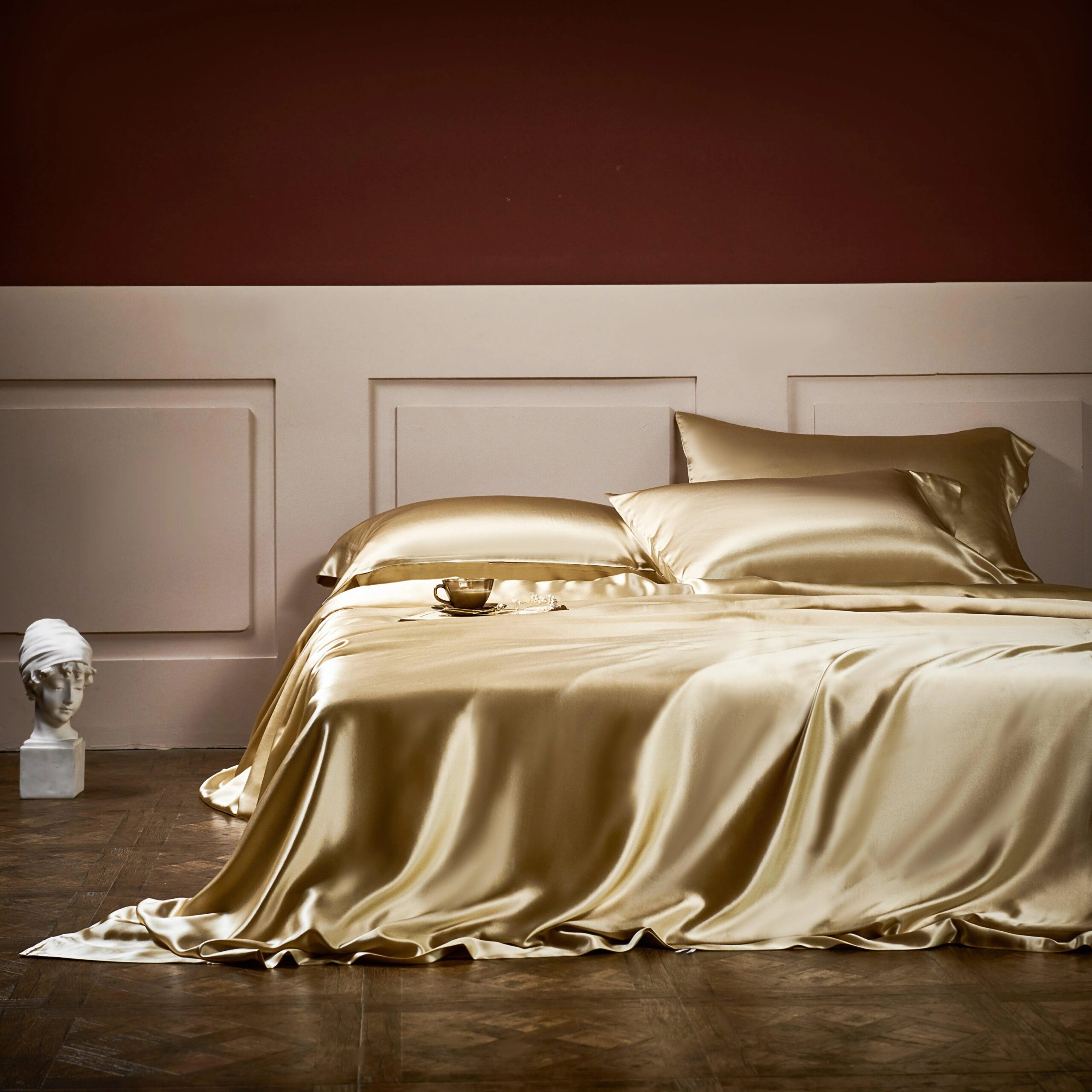 25 Momme Mulberry Silk 4-Piece Duvet Cover Set - 图片 2