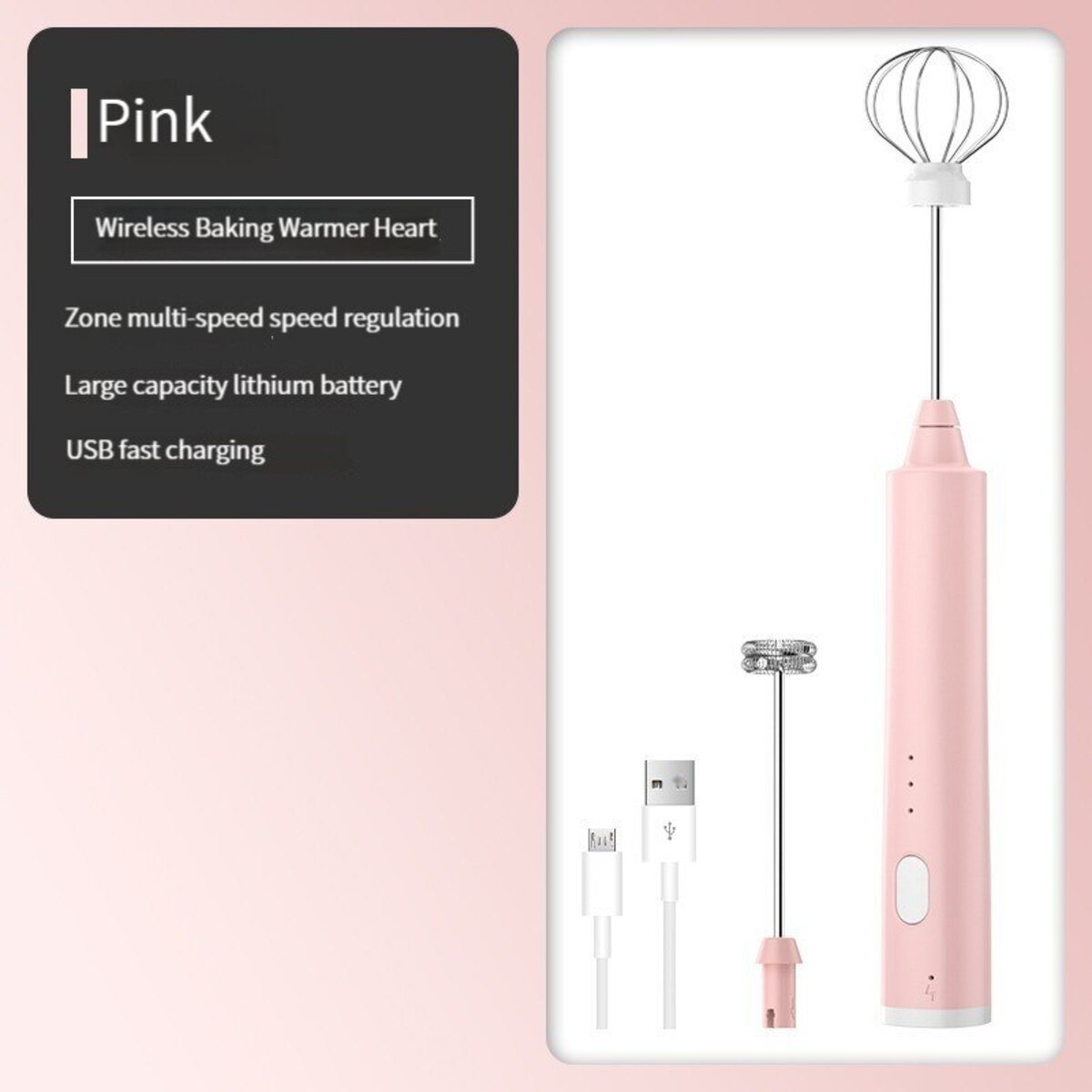 3-in-1 Frother & Mixer Wand - 图片 2