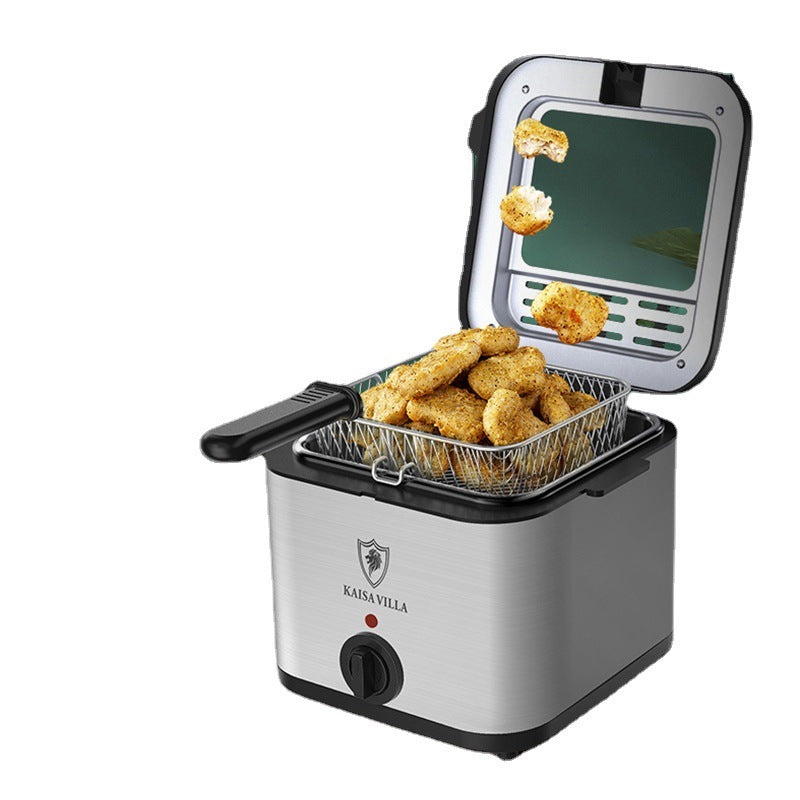 Visual Electric Air Fryer with Skewers & Fries Function - 图片 3