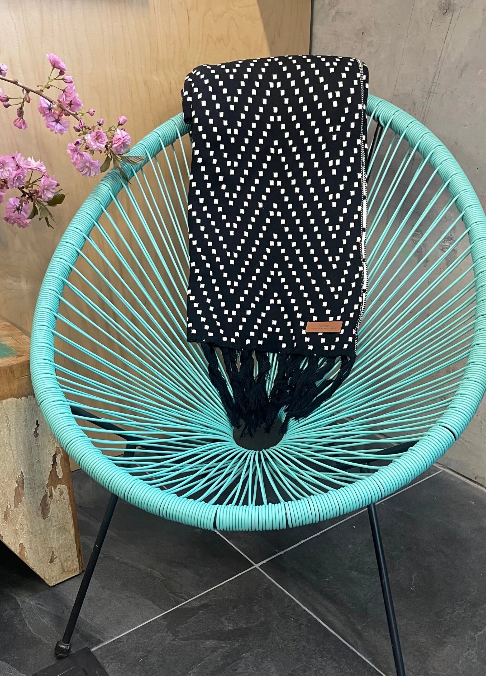 Infinite Stars Cotton Tassel Throw Blanket - 图片 3