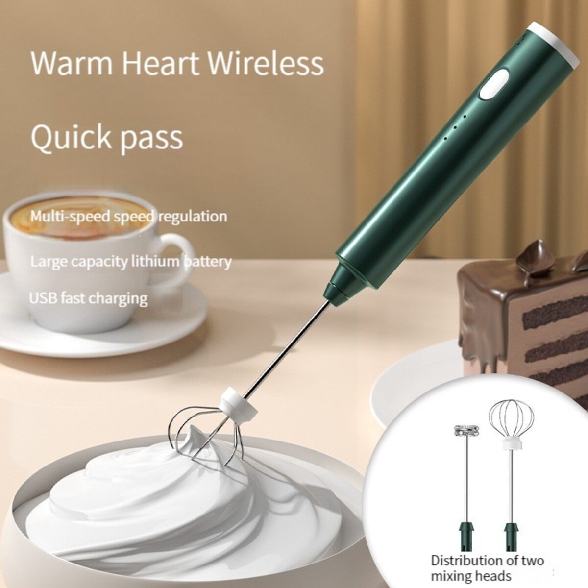 3-in-1 Frother & Mixer Wand