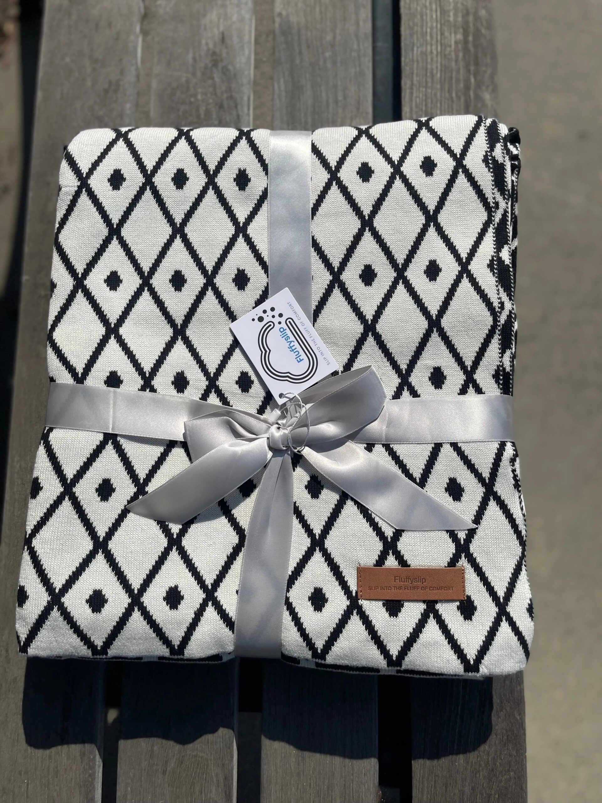 Benevolent Diamond Cotton Throw Blanket - 图片 5