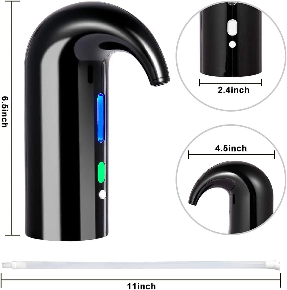 "Smart Electric Wine Aerator & Pourer with USB Rechargeable Pump - Perfect for Travel, Home, and Bar" - 图片 2