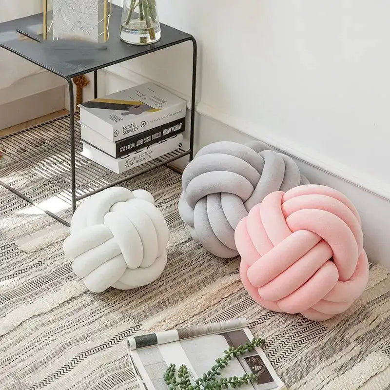 Knotted Ball Throw Pillow - 图片 8