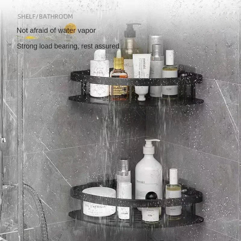 "Aluminum Corner Shower Shelf - Organize Your Bathroom in Style!" - 图片 11