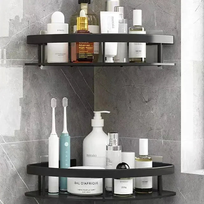 "Aluminum Corner Shower Shelf - Organize Your Bathroom in Style!" - 图片 2
