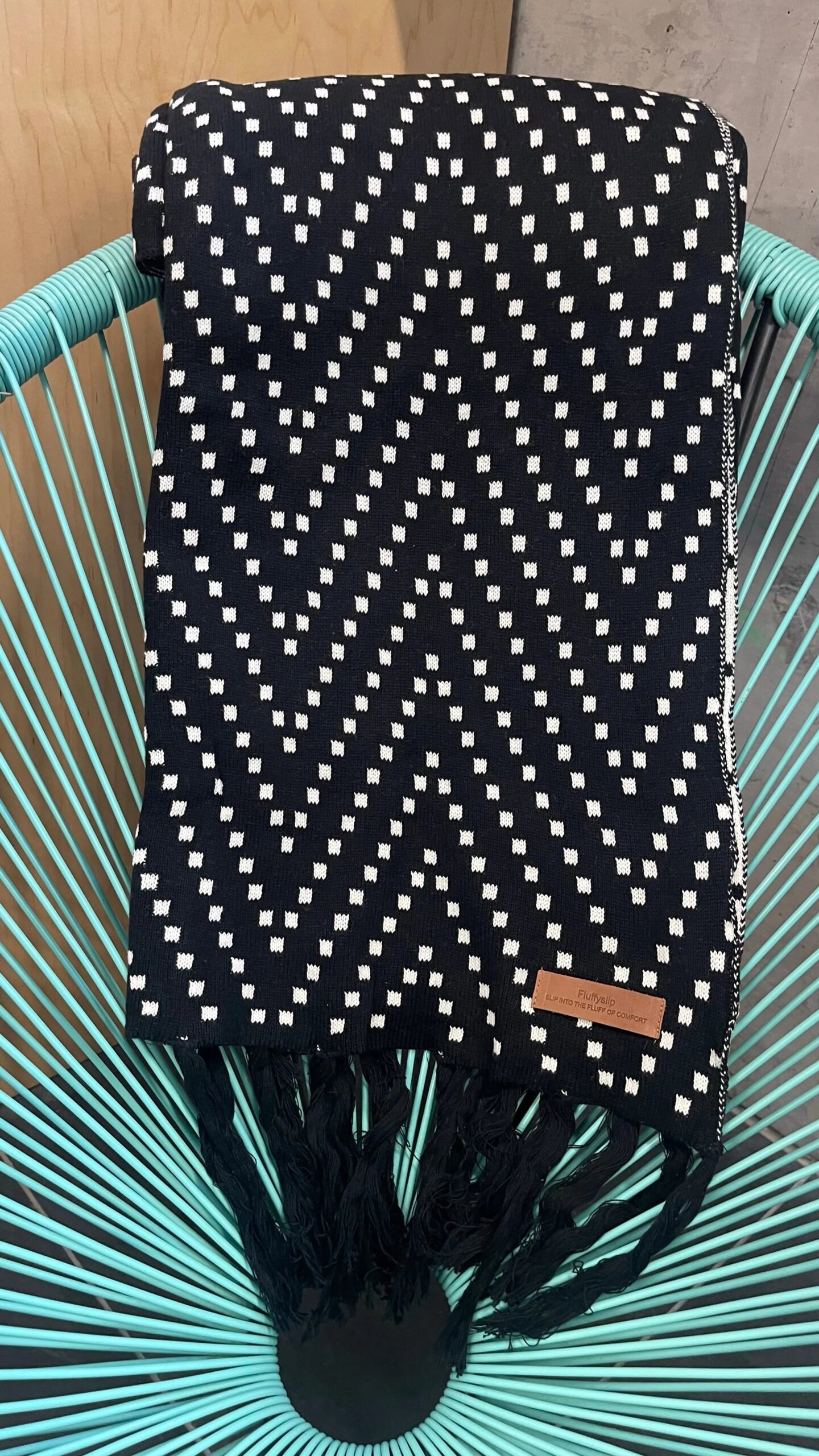 Infinite Stars Cotton Tassel Throw Blanket - 图片 9