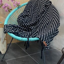 Infinite Stars Cotton Tassel Throw Blanket