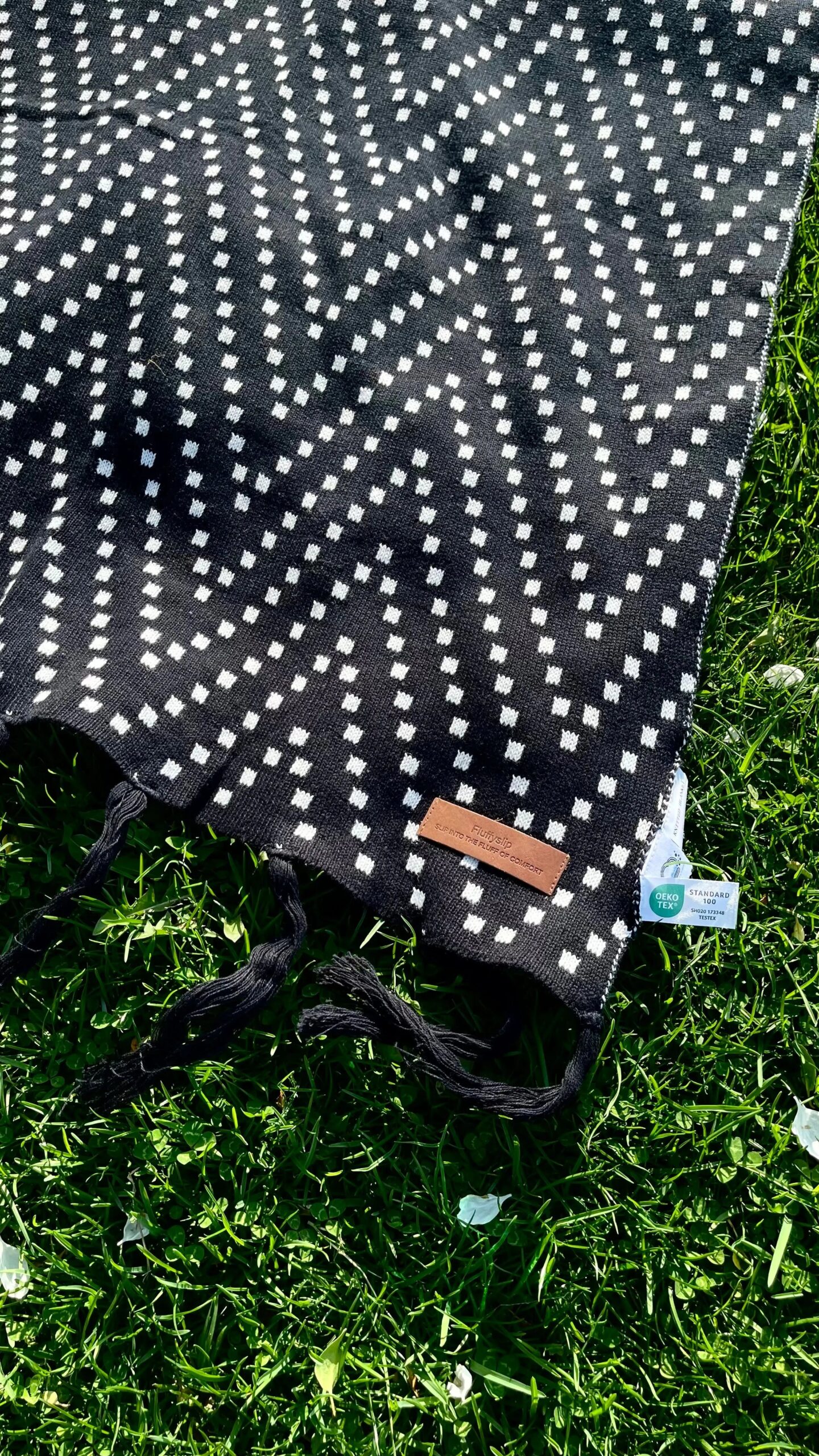 Infinite Stars Cotton Tassel Throw Blanket - 图片 4