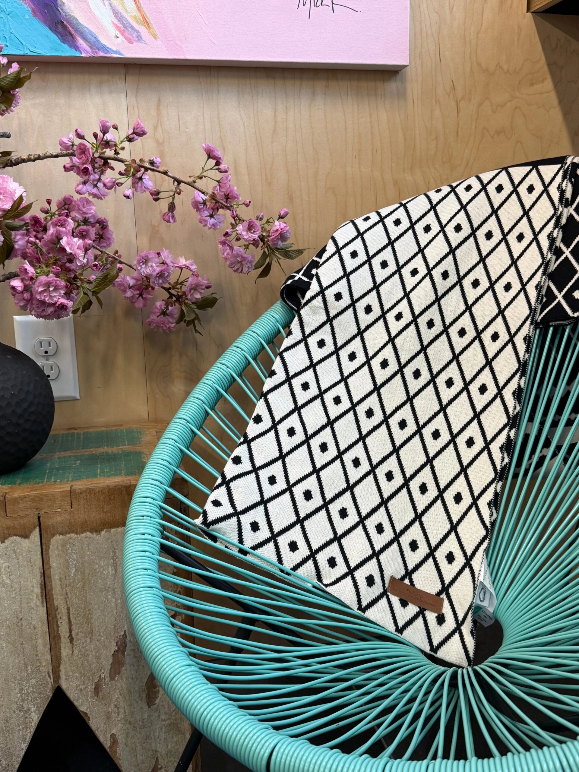 Benevolent Diamond Cotton Throw Blanket - 图片 8