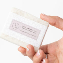 Himalayan Salt Soap Bar, Natural Unscented Soap, Vegan Handmade Soap