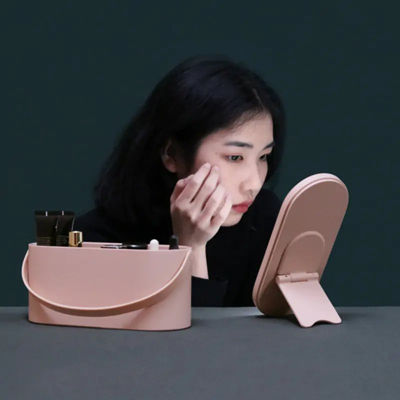 LED Lighted Makeup Organizer: Portable Travel Case - 图片 4