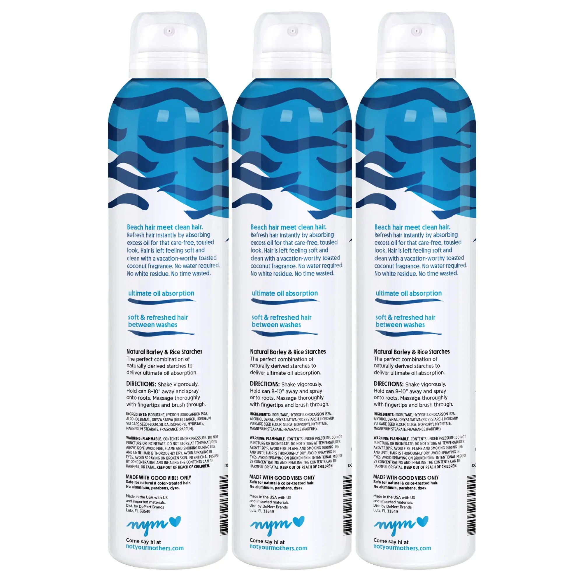Not Your Mother's Babe Dry Shampoo (3-Pack) - Instantly Absorbs Oil - 图片 3