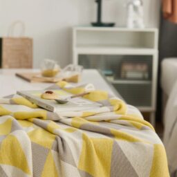 Bamboo Prism Cozy Throw Blanket