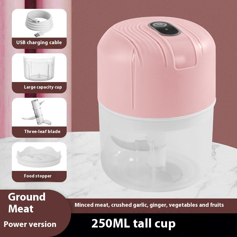 Mini Electric Garlic Grinder – USB Rechargeable Chopper - 图片 4