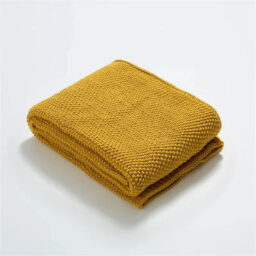 Acrylic Knitted Throw Blanket