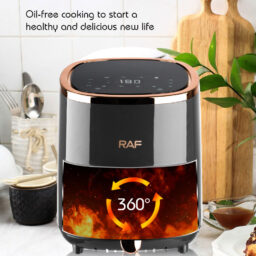 Smart Touch Screen Air Fryer – Large Capacity for Home Use