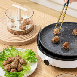 Translucent Meatball Maker Taiwanese Meatballs Press Mold Minced Meat Storage Container Household Fried Meatball Making
