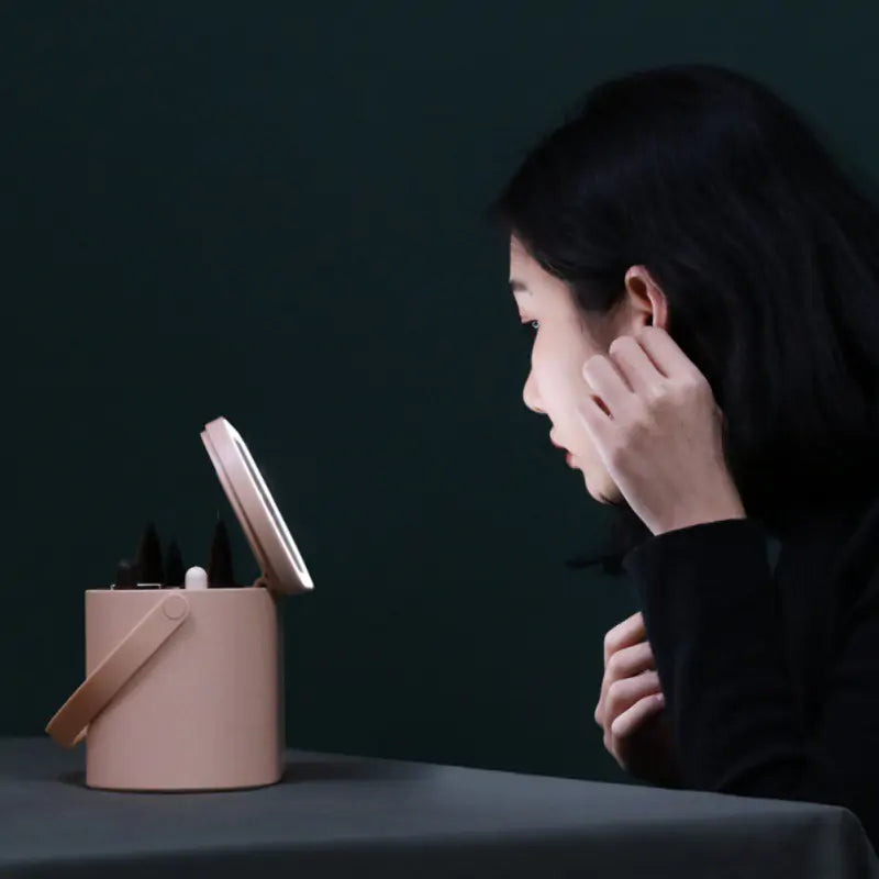 LED Lighted Makeup Organizer: Portable Travel Case - 图片 9