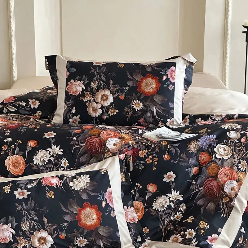 Botanical Bliss Egyptian Cotton Duvet Cover Set - 图片 7