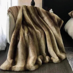 Camber Luxury Faux Fox Blanket