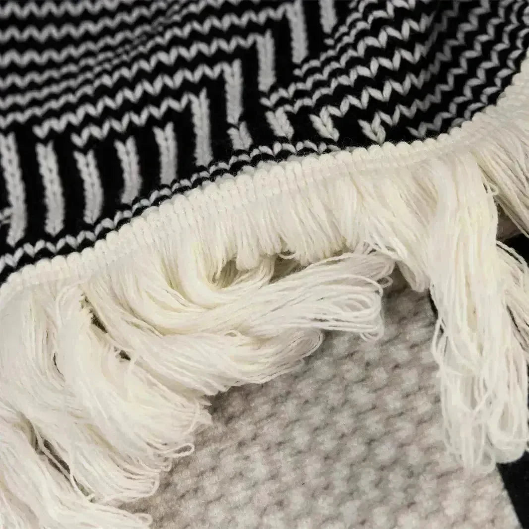 Cozy Macrame Meadow Throw Blanket - 图片 11