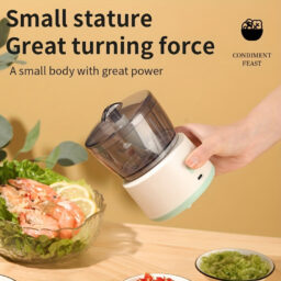 Multifunctional Food Processor - Cordless Electric Meat & Vegetable Grinder, Chopper, Meat Grinder, Dicer - Portable Mini Food Machine