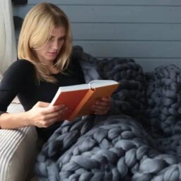 Zen Weighted Knitted Blanket