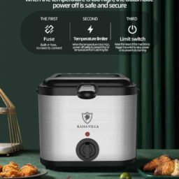 Visual Electric Air Fryer with Skewers & Fries Function
