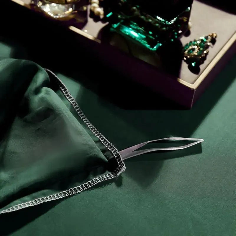 Eucalyptus Lyocell Silk Duvet Cover Set - 图片 7