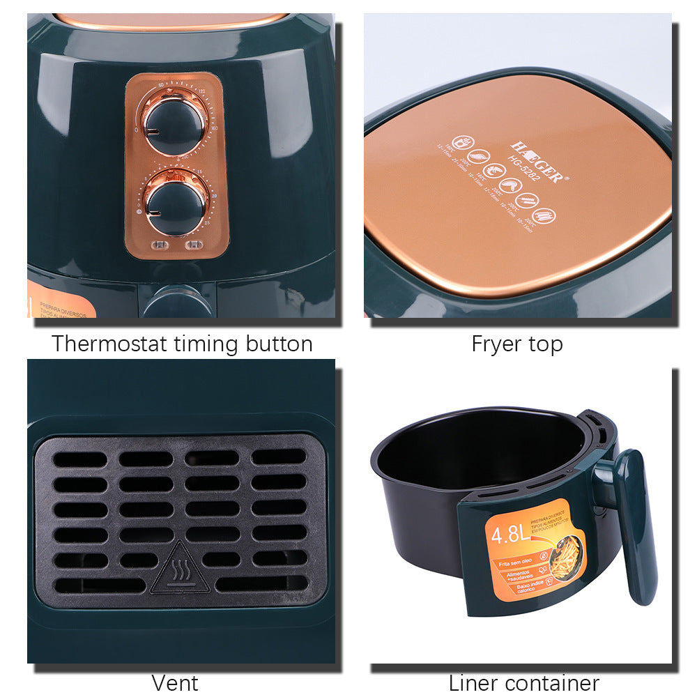 Smart Oil-Free Air Fryer – 4.8L Family Size - 图片 7