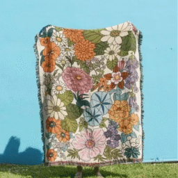 Floral Throw Blanket