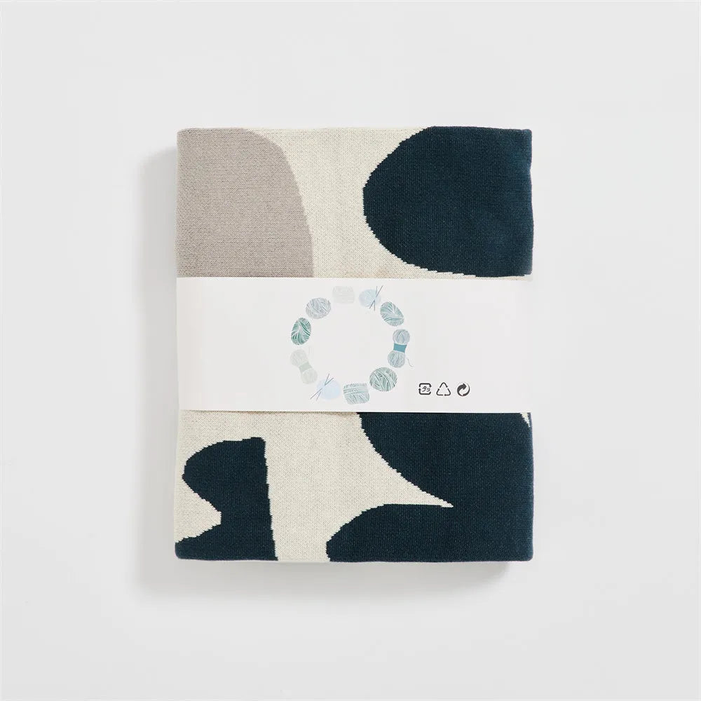 Nomadic Shapes Cotton Throw Blanket - 图片 3