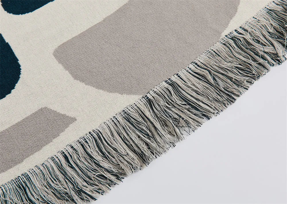 Nomadic Shapes Cotton Throw Blanket - 图片 6