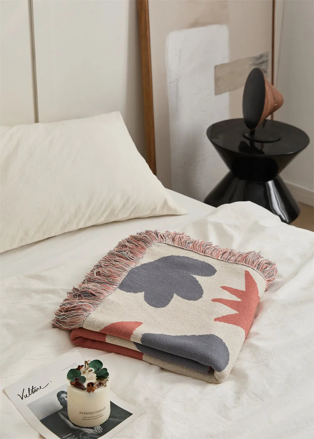 Nomadic Shapes Cotton Throw Blanket - 图片 16