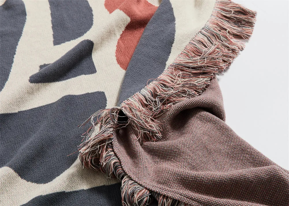 Nomadic Shapes Cotton Throw Blanket - 图片 17
