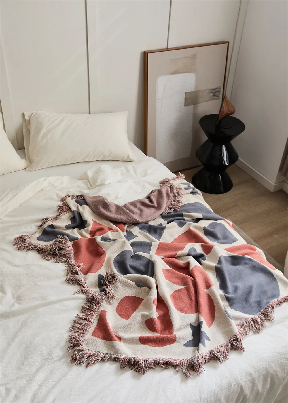 Nomadic Shapes Cotton Throw Blanket - 图片 19