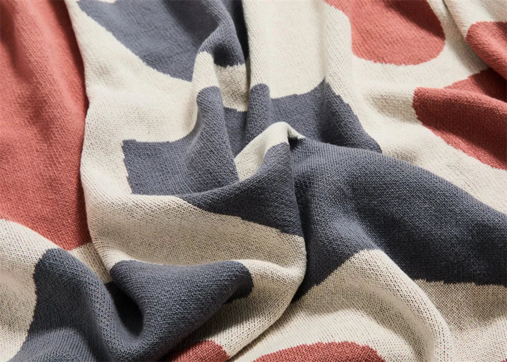 Nomadic Shapes Cotton Throw Blanket - 图片 15