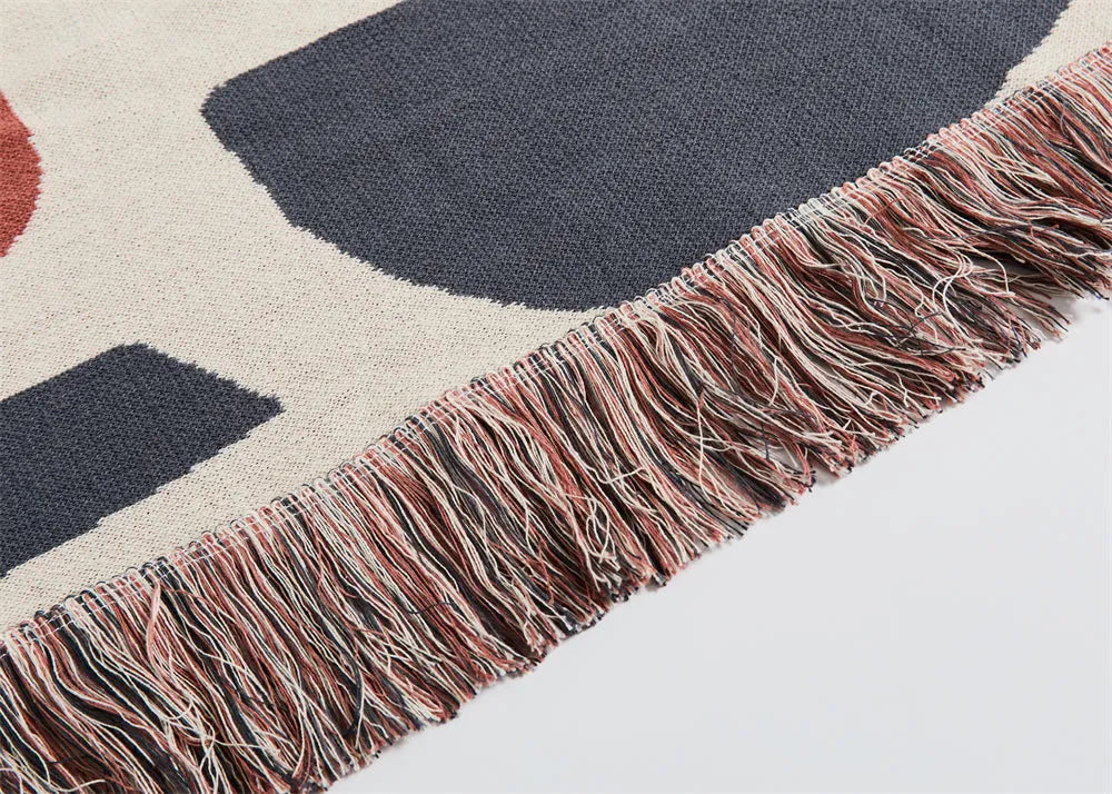 Nomadic Shapes Cotton Throw Blanket - 图片 20