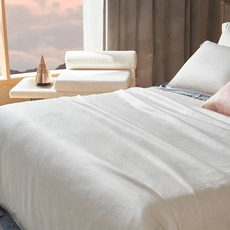 Hudson Premium Egyptian Cotton Duvet Cover Set - 图片 20