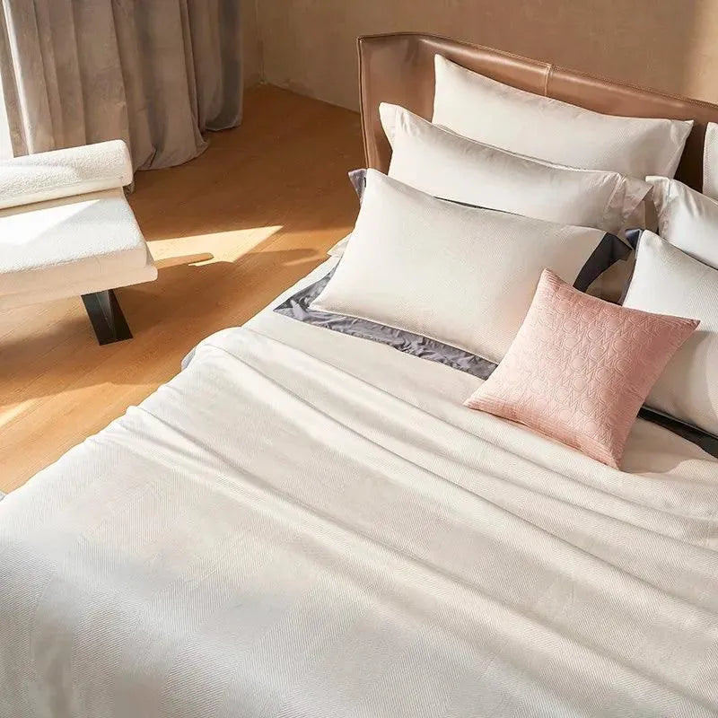 Hudson Premium Egyptian Cotton Duvet Cover Set - 图片 21