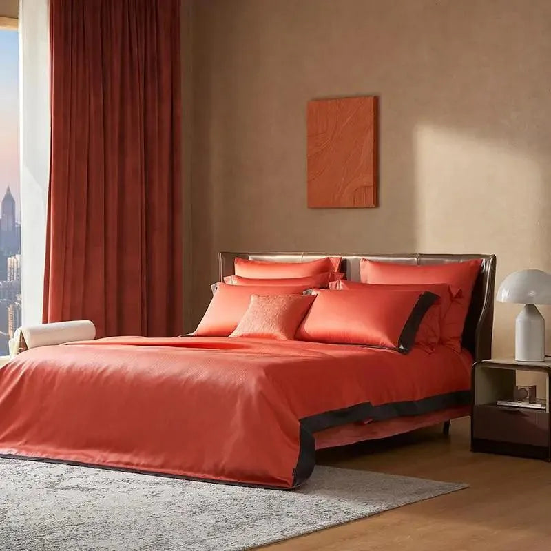 Hudson Premium Egyptian Cotton Duvet Cover Set - 图片 18