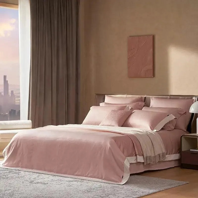 Hudson Premium Egyptian Cotton Duvet Cover Set - 图片 14