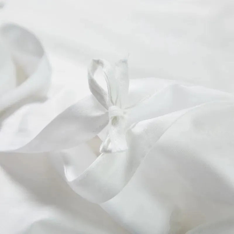 Luxury 600tc Cotton Hotel Frame Patchwork Duvet Cover Set - 图片 3