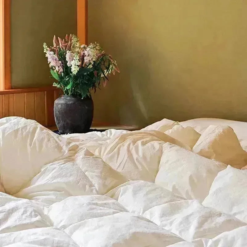 Natural Plant Fiber Quilted Duvet Insert - 图片 2
